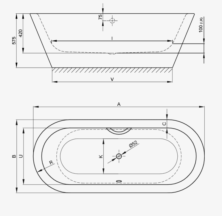 Ванна отдельностоящая Bette BetteStarlet Oval 1950x950 мм белая 2745-000CFXXK