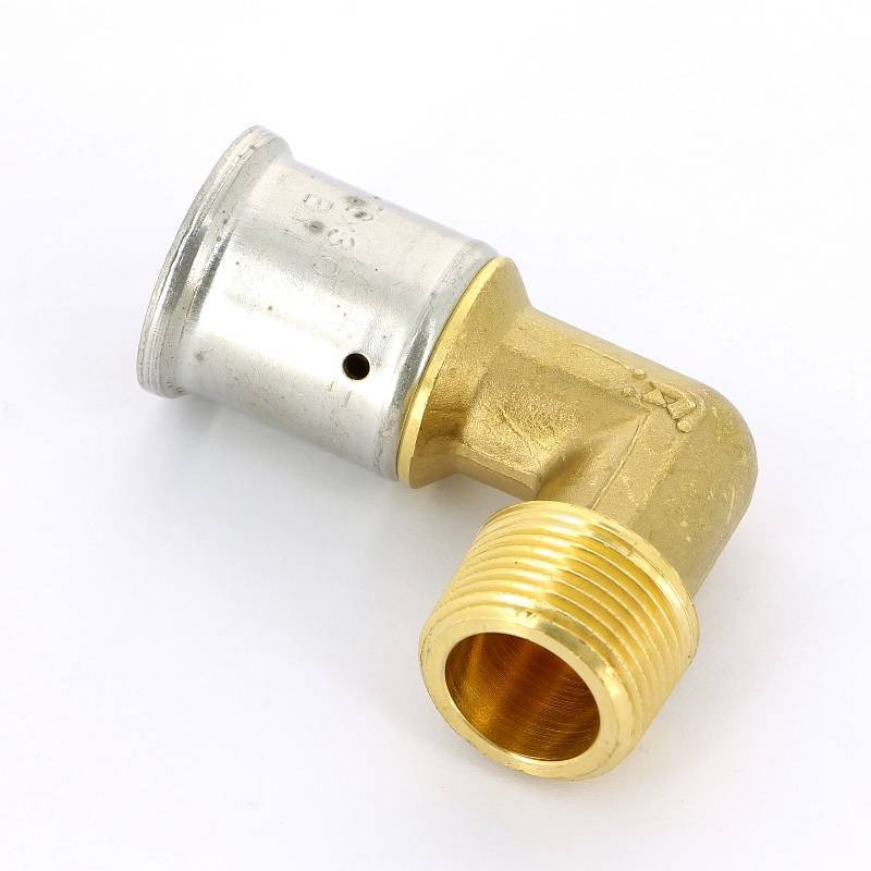 Угольник пресс Henco с наружной резьбой 26 x 3/4 5P-2605