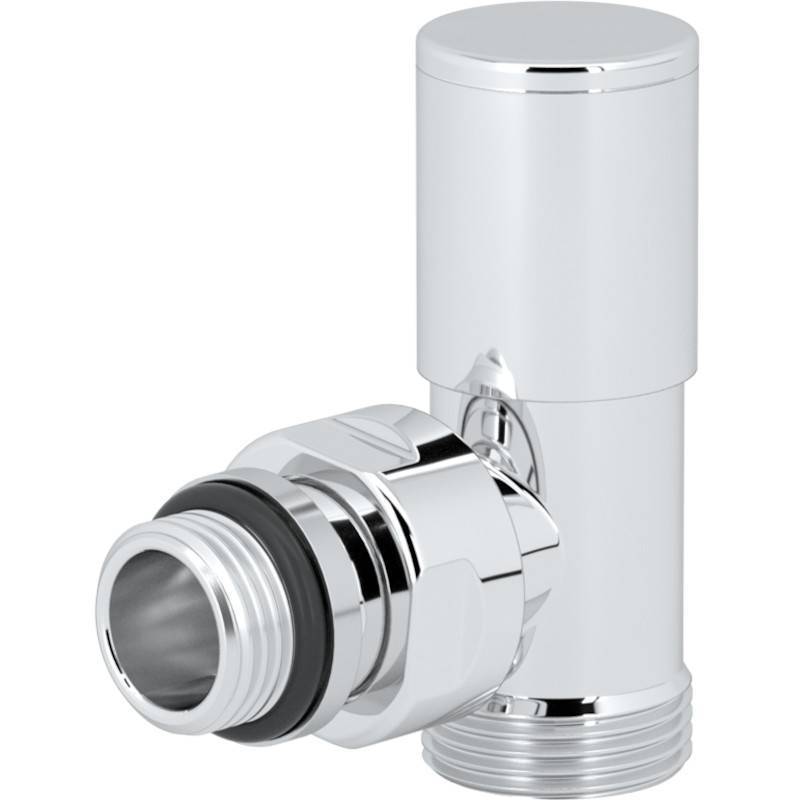 Вентиль ручной угловой General Fittings Compact 1/2 x 3/4 НН EK хромированный V150112B