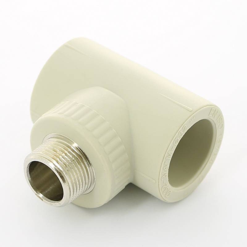 Тройник полипропиленовый Heisskraft 32х3/4 НР 3193225