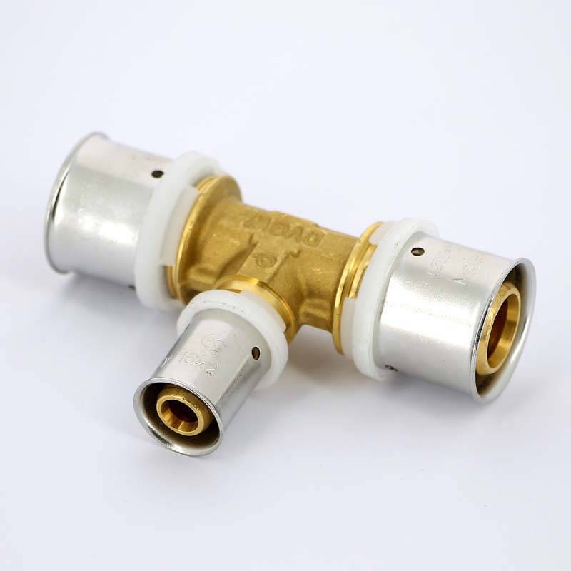 Тройник пресс Uni-Fitt 26х16х26 мм 706G8680