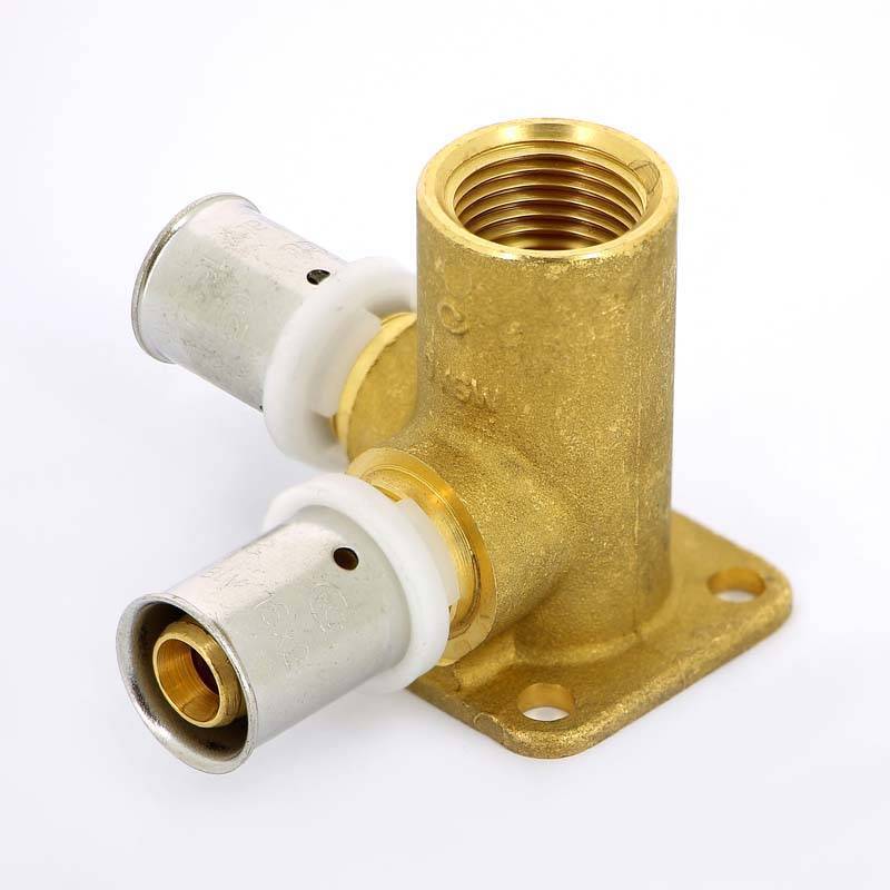 Водорозетка пресс-В проходная Uni-Fitt 16x1/2x16 711G6260