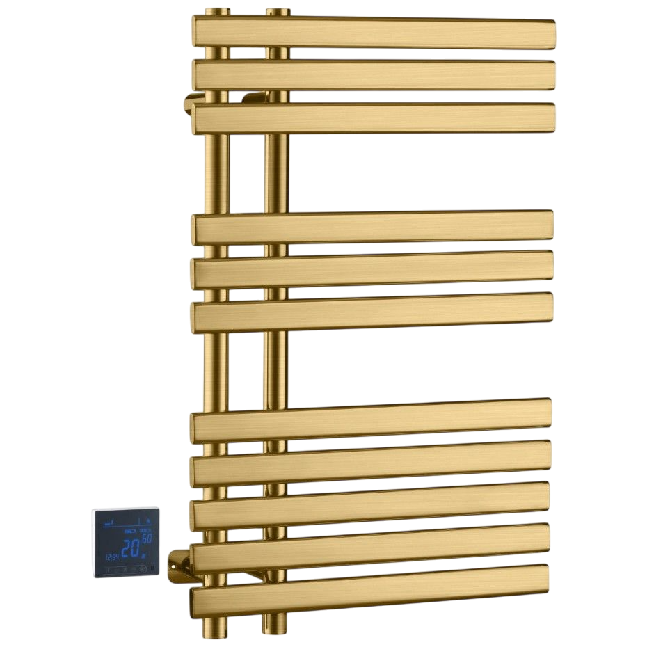 Полотенцесушитель электрический Boheme Venturo с панелью управления бронза матовая 723-BRB