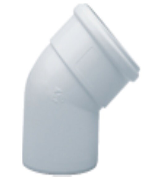 Отвод полипропиленовый BAXI 45° 80 мм 71405931