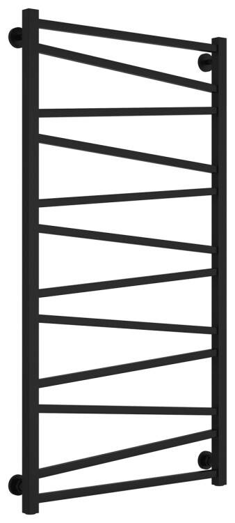 Полотенцесушитель водяной Сунержа Сирокко 1200x650 мм нижнее подключение черный матовый 31-0253-1260