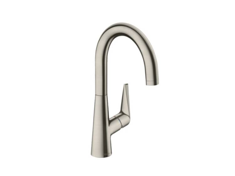 Смеситель для кухни Hansgrohe Talis M51 220 2jet с выдвижным изливом сталь 72814800