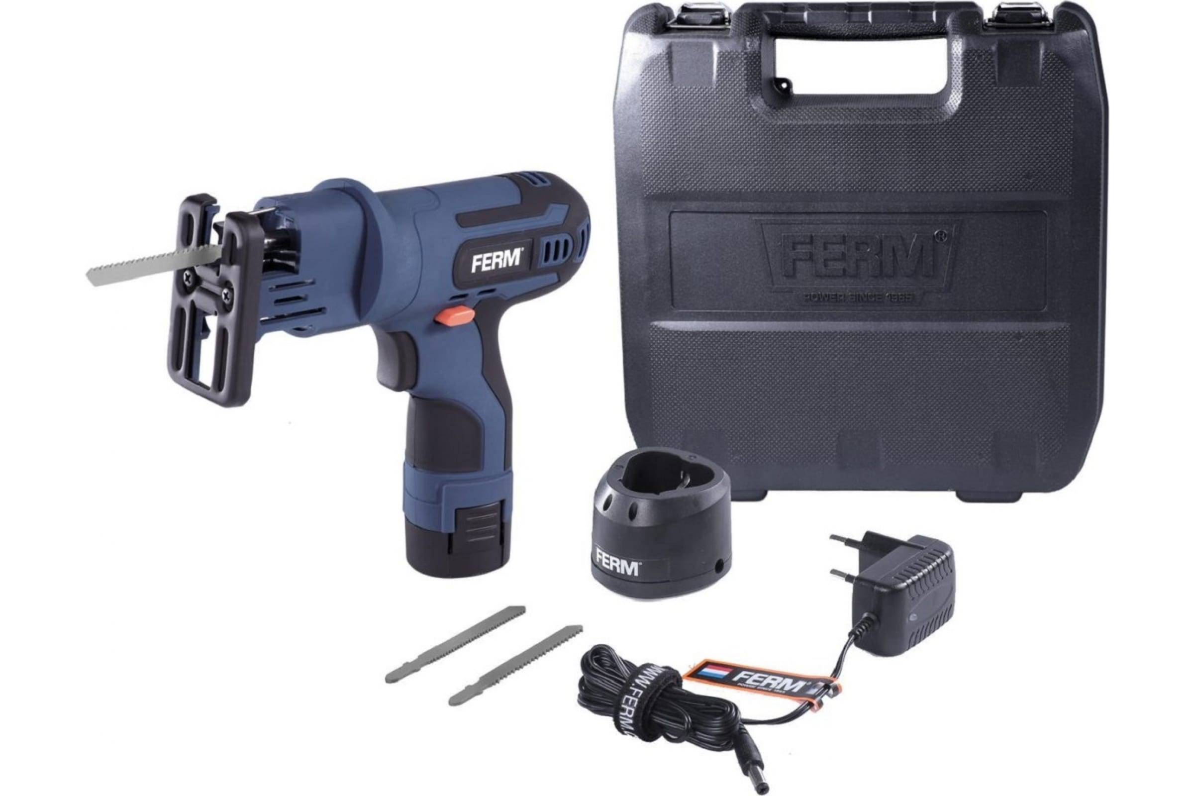 Лобзик аккумуляторный FERM JSM 12 В в кейсе JSM