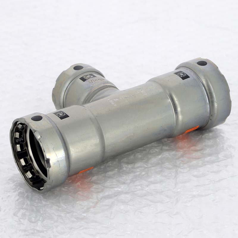 Тройник пресс Megapress Viega 1 1/4x1x1 1/4 695095