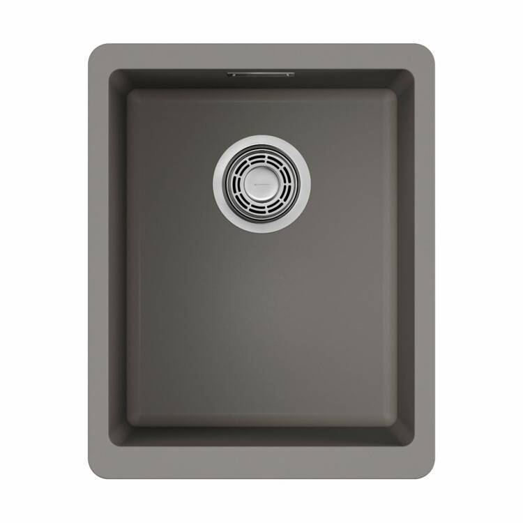 Кухонная мойка OMOIKIRI Kata 34-U 340x420 мм Leningrad grey 4993383