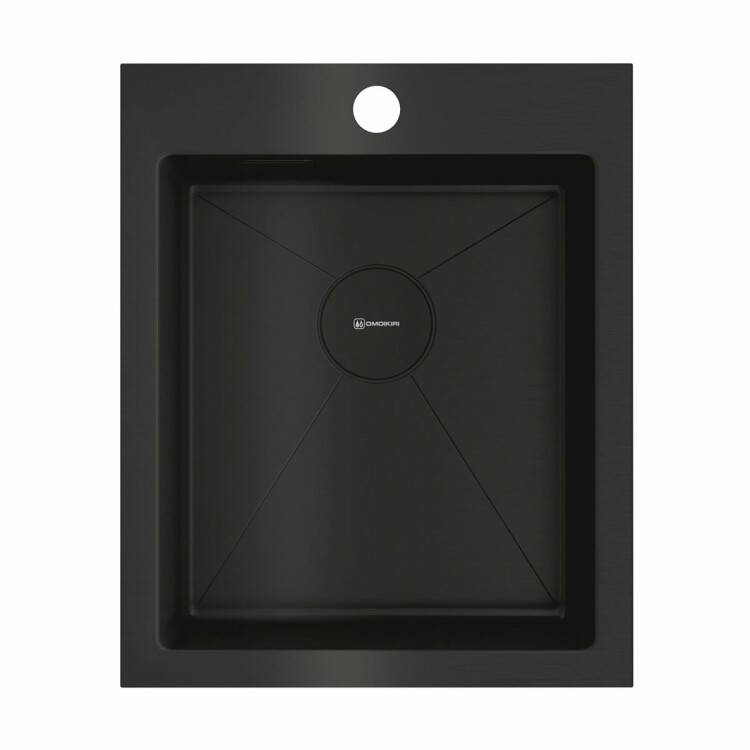 Мойка кухонная OMOIKIRI Akisame 410х510 мм графит 4997011
