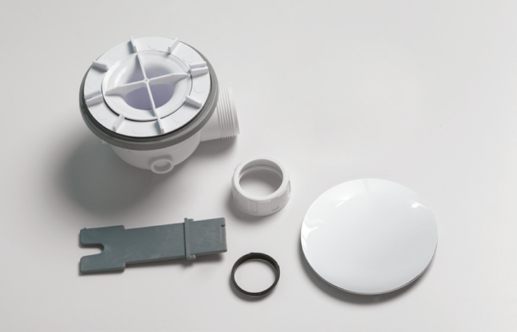 Сифон для душевого поддона Artceram Lapis Overview трубный 90 мм Grigio Oliva ACA049 15