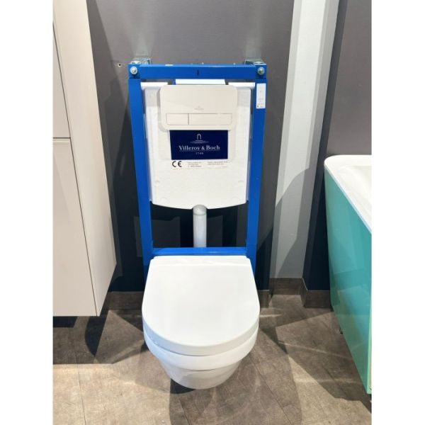 Сиденье для унитаза Villeroy & Boch СЕТ: + +инсталляция +клавиша смыва 568CDR01