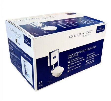 Сиденье для унитаза Villeroy & Boch СЕТ: + +инсталляция +клавиша смыва 568CDR01