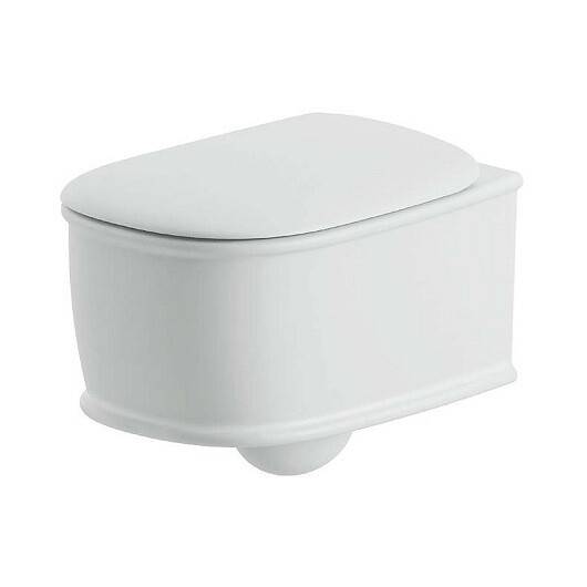 Унитаз подвесной Artceram Atelier 375х525х370 мм Glossy White ATV001 01 00