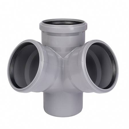 Крестовина двухплоскостная Ostendorf HT HTED 67° 110/110/110 мм RAL 7037 115920