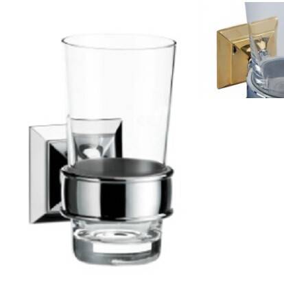 Стакан для зубных щеток Migliore Classic золото/хром 042020701