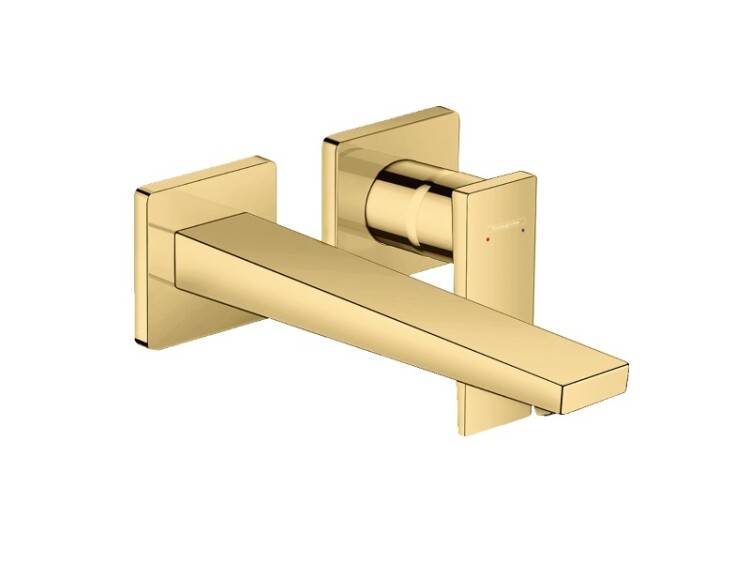 Смеситель для раковины Hansgrohe Metropol 260 для раковины-чаши полированное золото 32526990