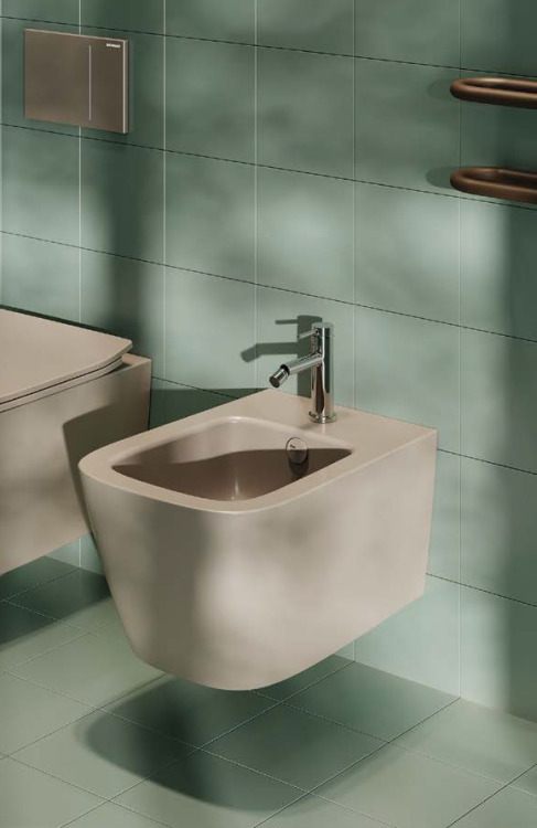 Биде подвесное Artceram A16 360x525x290 мм Brown matera ASB004 41 00