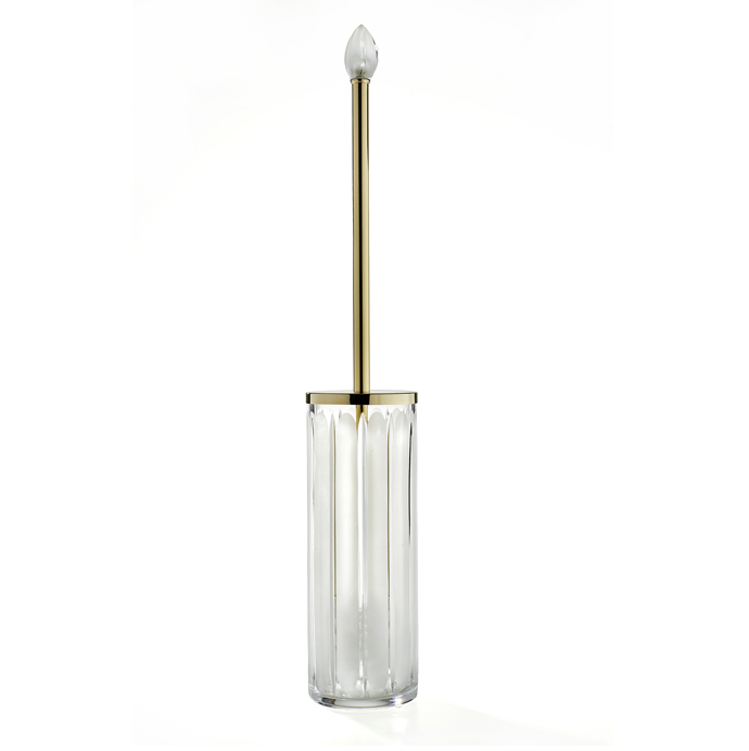 Ершик для туалета напольный 3SC Montblanc 110х110х660 мм золото матовое MB17ACRGO