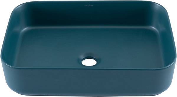 Раковина-чаша накладная Allen Brau Fantasy 50х36х12 см зеленая 4.11021.PT