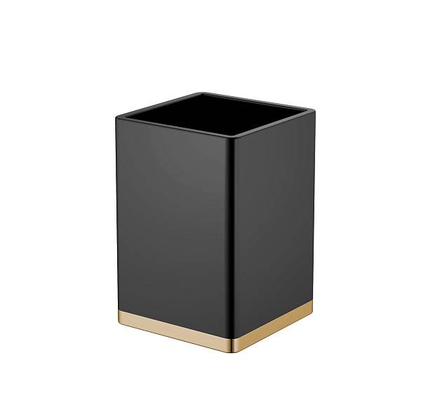 Стакан для зубных щеток настольный Boheme Venturo золото/черный 10961-B-G