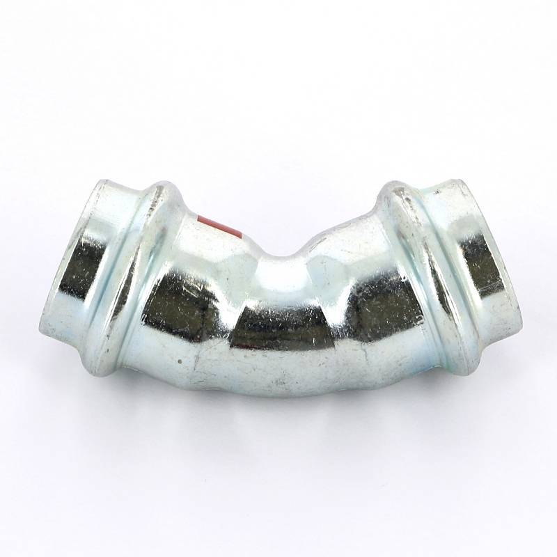 Угол пресс 45° Viega Prestabo 22 мм оцинкованная сталь 558284