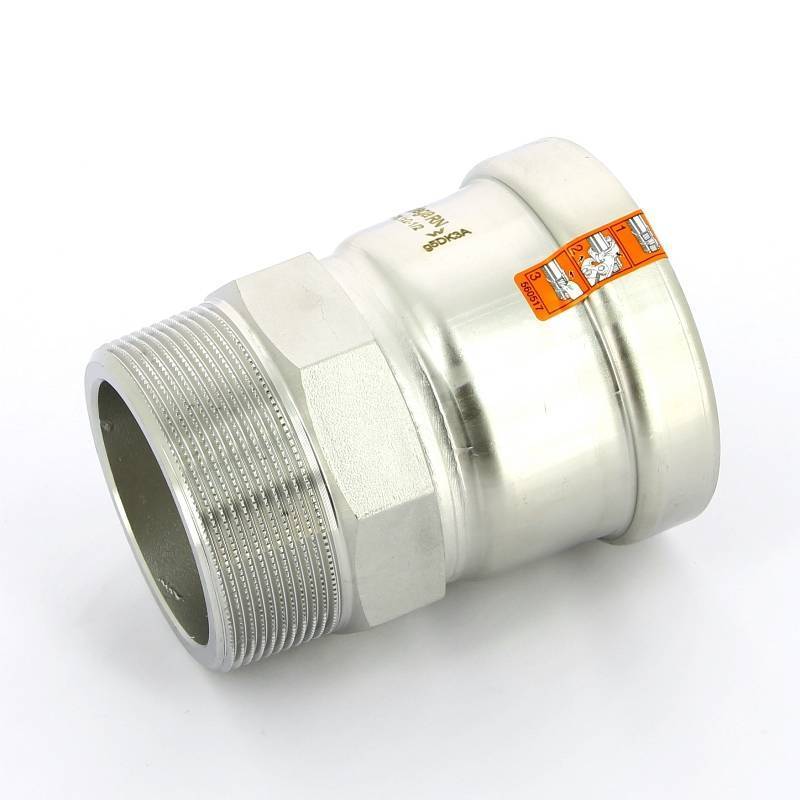 Муфта переходная пресс-Н Viega Sanpress Inox XL нержавеющая сталь 76.1х2 1/2 482923