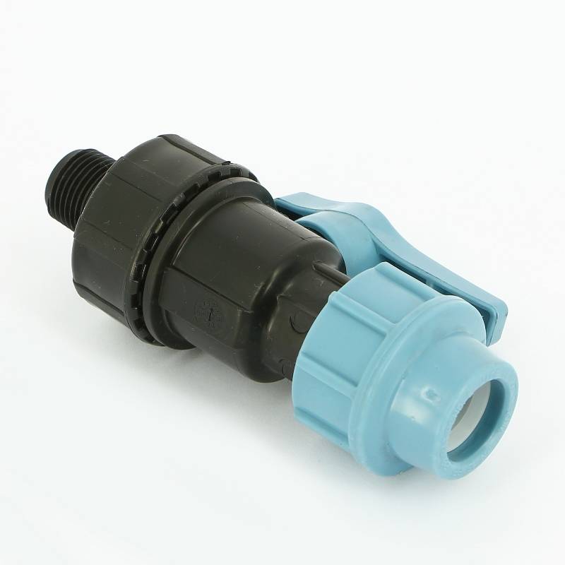 Кран для труб ПНД Unidelta НВ 1/2 полипропилен PP-B 1075002002001