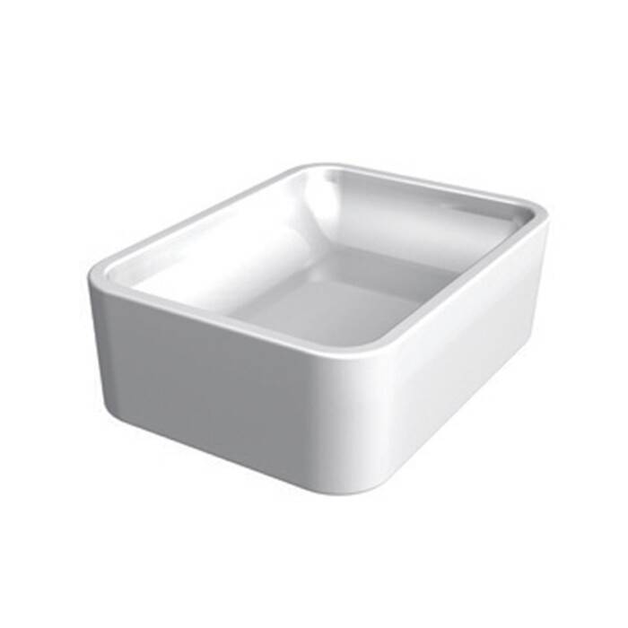 Мыльница Bertocci Cento 120x100x40 мм хром/белый 14485010000