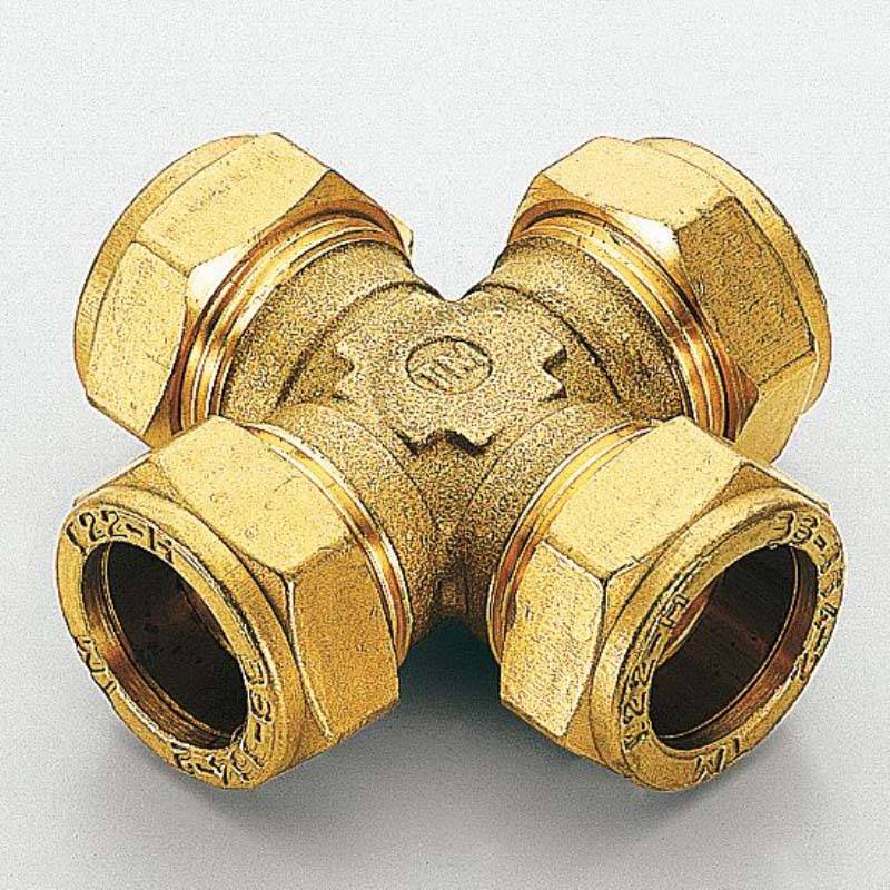 Крестовина обжимная Tiemme 22 мм 1000082