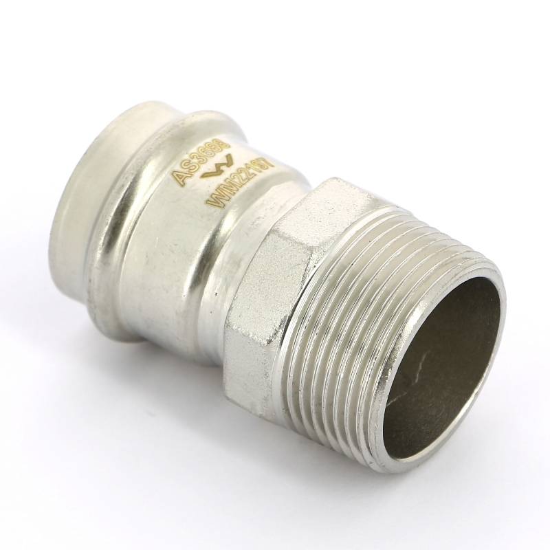 Муфта с наружной резьбой пресс IBP >B< Press Inox 35x1 1/4 нержавеющая сталь PS4243G0351000