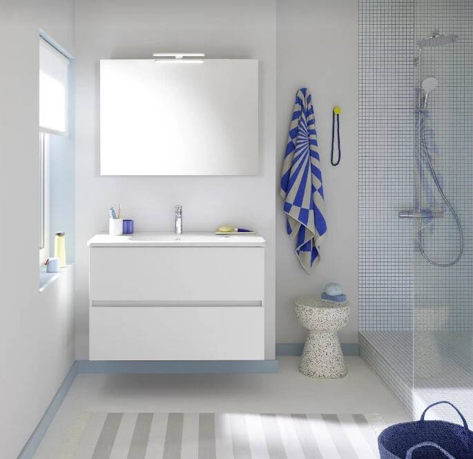 Зеркало прямоугольное Burgbad Rocio 1000x25x700 мм хром SIKC100