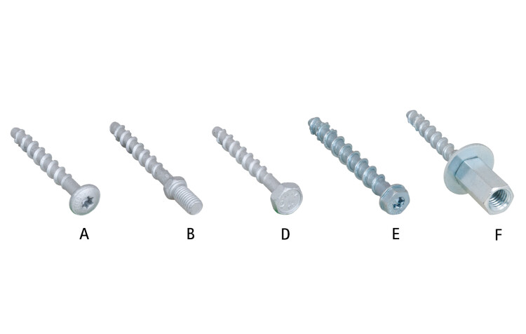 Шуруп по бетону Walraven BIS TSM T40 8x80 мм упаковка 50 шт 6253408