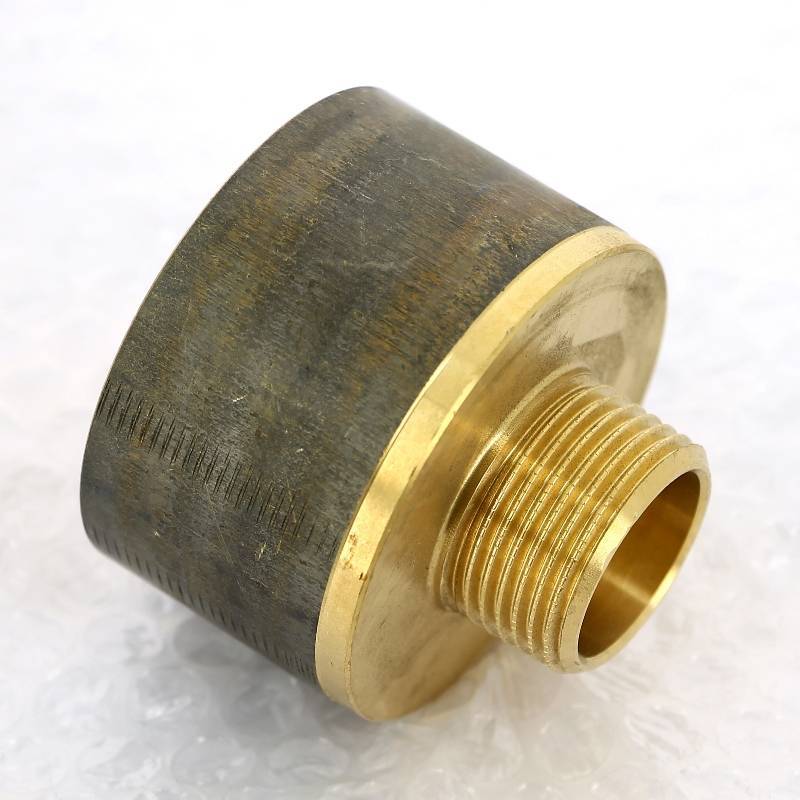 Переходник круглый Viega 1 x 2 дюйма НВ бронза 650872