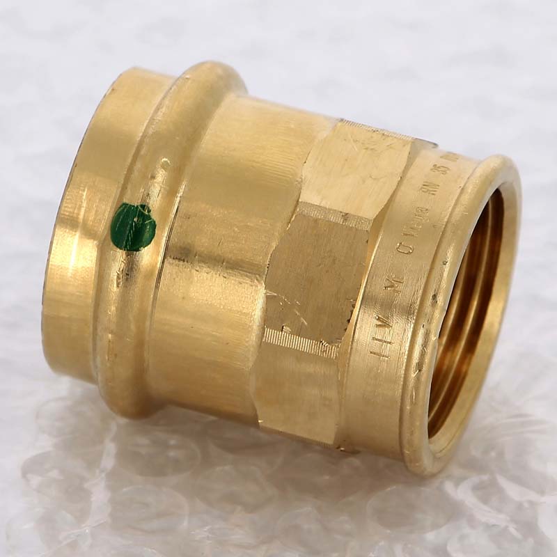 Муфта переходная пресс-В Viega Sanpress бронза 35х1 298111