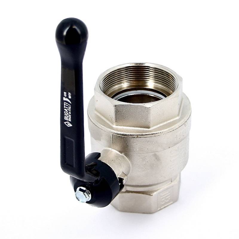 Кран шаровой Bugatti NEW JERSEY 2 1/2 ВВ рычаг 09100018