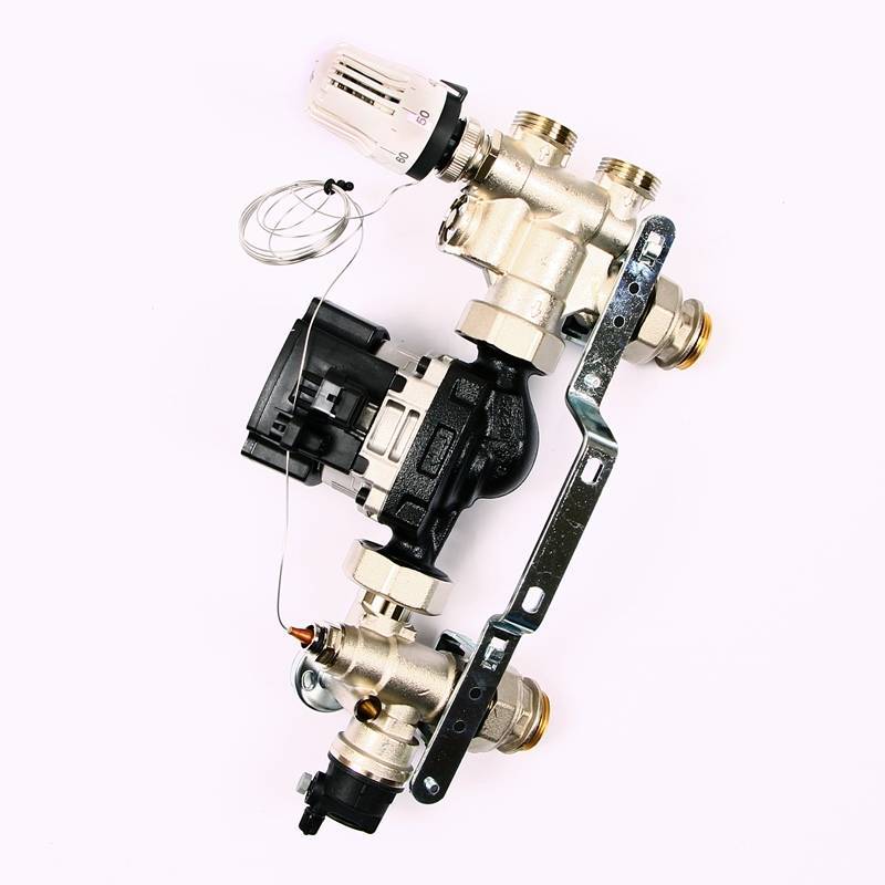 Насосно-смесительная группа Uni-Fitt SOLOMIX 1 с насосом Grundfos UPM3 AUTO 25-70 130 472E1200