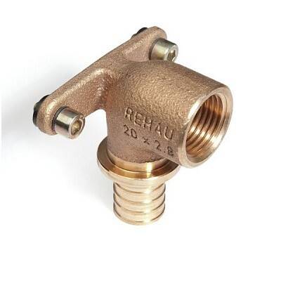 Угольник настенный REHAU RAUTITAN RX 20-1/2 внутренняя резьба короткий 14563591001