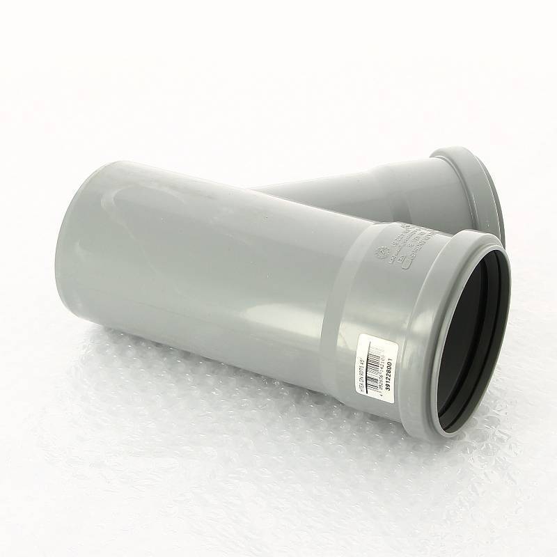 Тройник канализационный Ostendorf HT 90/75 мм 45° 114210