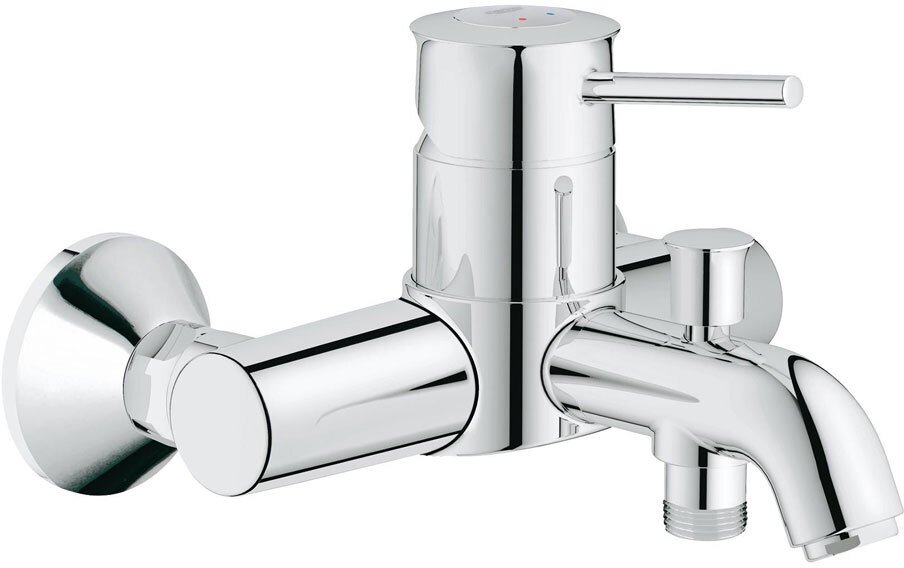 Смеситель для ванны GROHE BauClassic хром 32865000