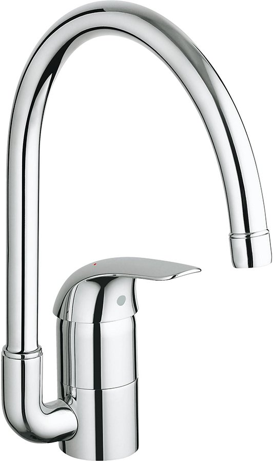 Смеситель для кухонной мойки Grohe Euroeco с высоким изливом хром 32752000