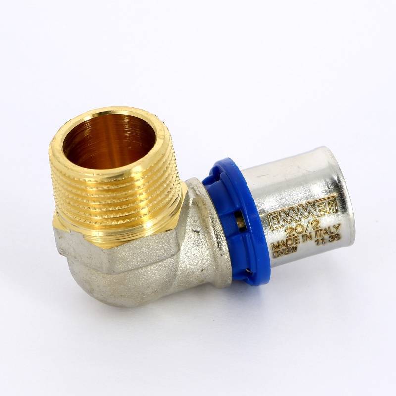 Угольник пресс с наружной резьбой Emmeti Gerapex 20 x 3/4 28101347