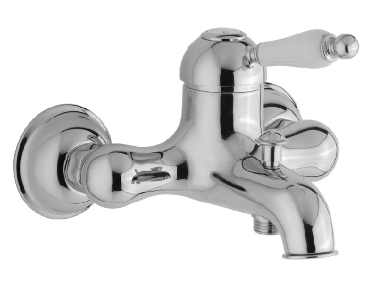 Смеситель для ванны и душа Cisal Arcana Empress двухвентильный хром EM00013021
