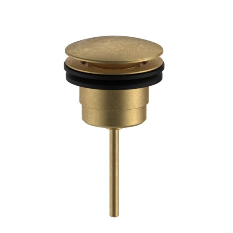 Донный клапан Fantini Icona Deco Push-Open для раковины Pure Brass PVD 91Q78434