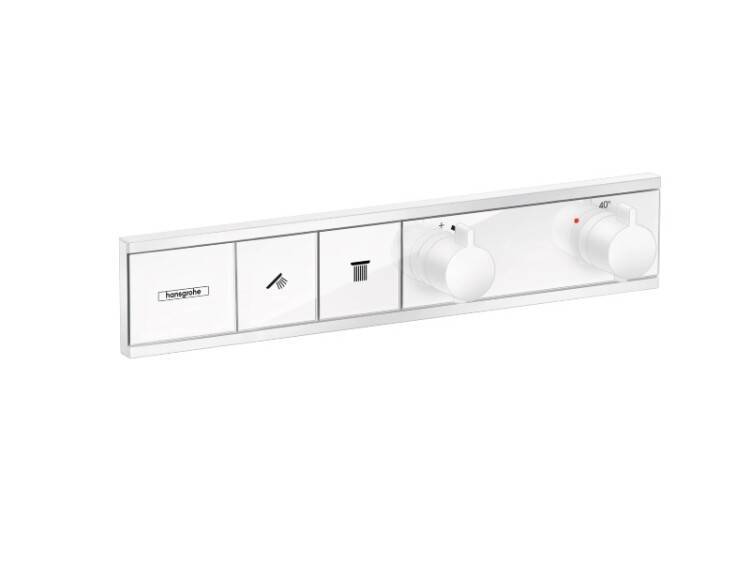 Термостат для душа Hansgrohe RainSelect на 2 потребителя белый матовый 15380700