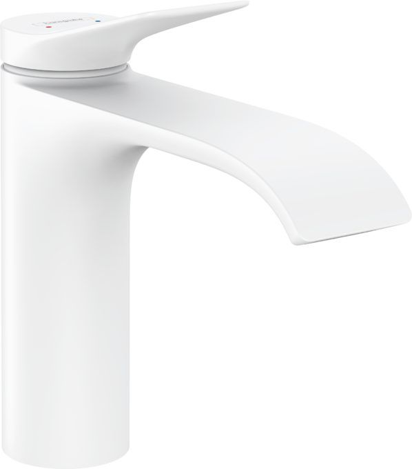 Смеситель для раковины Hansgrohe Vivenis 110 белый матовый 75020700