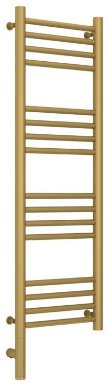 Полотенцесушитель электрический Сунержа Богема 3.0 прямая 1000x300 мм МЭМ нижнее слева золото матовое 032-5804-1030