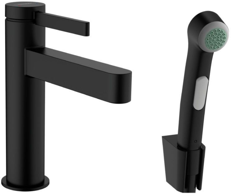 Смеситель для раковины Hansgrohe Finoris 110 с гигиеническим душем 76210670