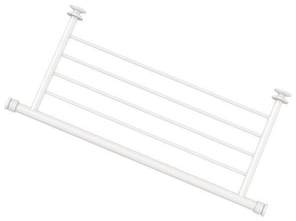 Полка для полотенцесушителя Сунержа прямая 4 перекладины 538x240 мм белый 12-2012-4470