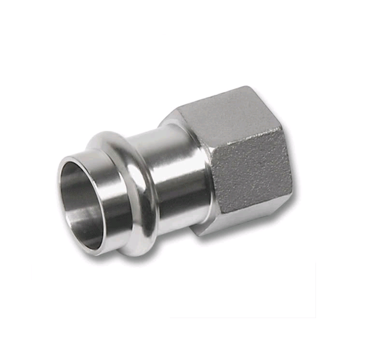 Муфта, Sanha, NiroPress 316L, переходная, ВПр-ВР, 22x1/2, 9270G.3